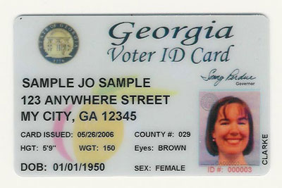 georgia voter ga card